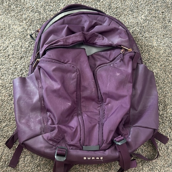 purple north face surge backpack - Picture 1 of 1